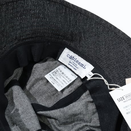 cableami / 10oz DENIM METRO HAT / 008-26SS