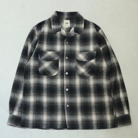 FOB FACTORY / NEL OPEN COLLAR SHIRT / F3505