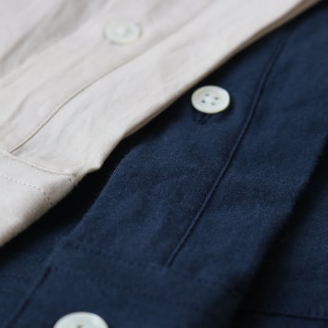 UNISEX / amne / CHAMBRAY covered shirts B.D / amn-SH-037