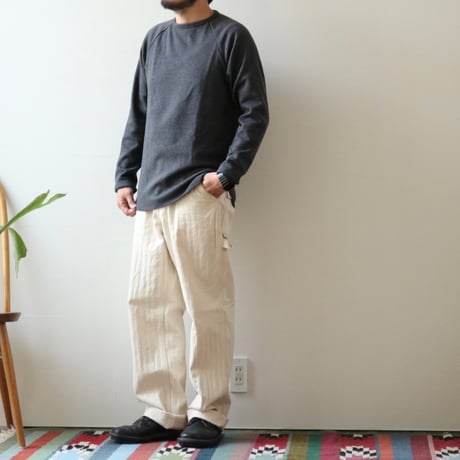 UNISEX / SPINNER BAIT / ラグランクルーネック ボンバーヒート / 102BH
