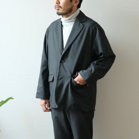 bettaku / Side Zip Serge Jacket / BET-B08001-232