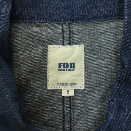 FOB FACTORY / DENIM COVER ALL / F2447
