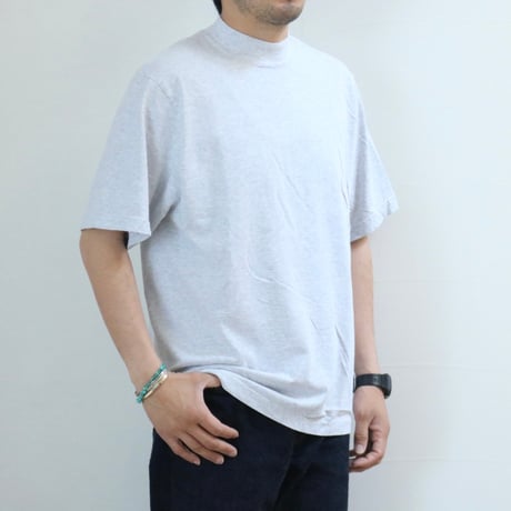 UNISEX / LOS ANGELES APPAREL / OVERSIZED SHORT SLEEVE HIGH MOCKNECK T-SHIRT / 1825GD