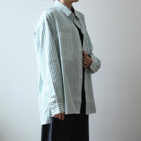 UNISEX / amne / PIMA STRIPE covered shirts / amn-SH-043