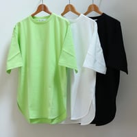 UNISEX / amne / JERSEY round hem tee / amn-CS-077