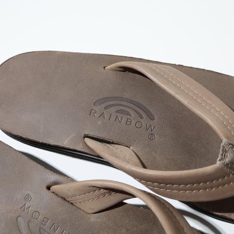 RAINBOW SANDALS / DOUBLE LAYER LUXURY LEATHER / 302ALL00