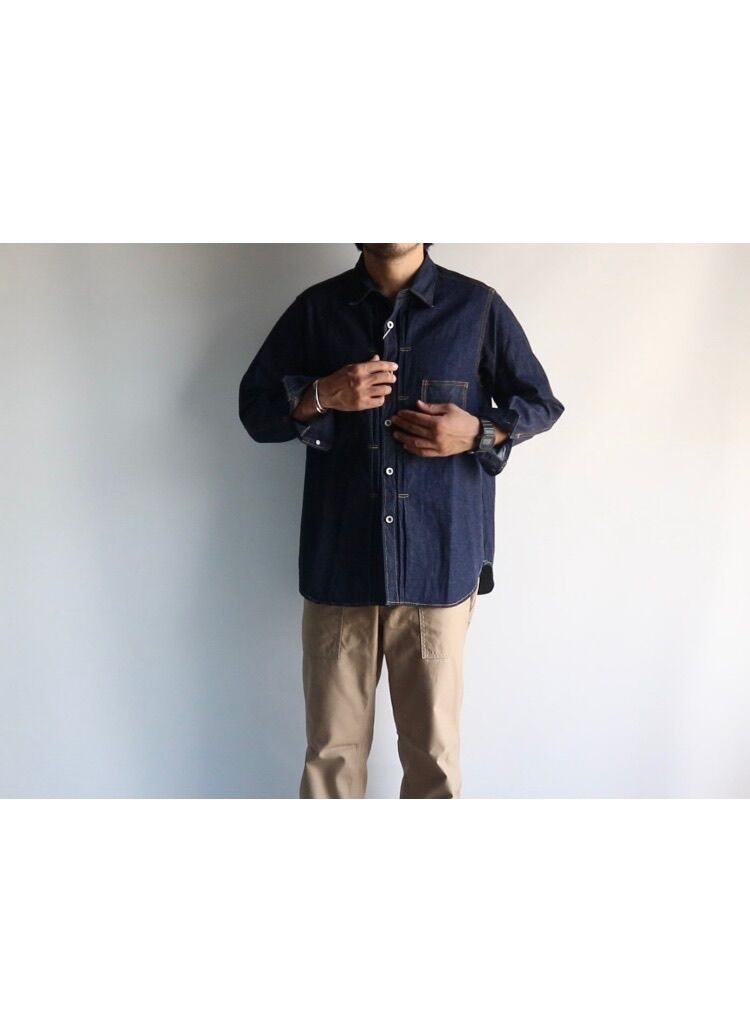 FOB FACTORY / DENIM COAL MINER SHIRT / F3484 | ...