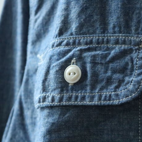 FOB FACTORY / CHAMBRAY WORK SHIRT / F3494