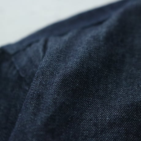 UNISEX / FOB FACTORY / DENIM BAND COLLAR SHIRT / F3470
