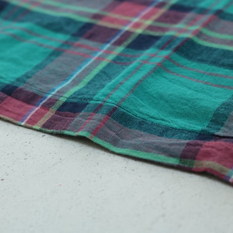 D.C.WHITE / MADRAS CHECK INDIAN CLERK SHIRTS / D231659 . D231658 . D231663 . D231661 . D231665