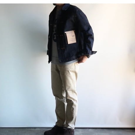 UNISEX / FOB FACTORY / SELVEDGE GARAGE DENIM JKT / F2432