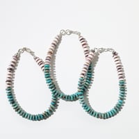 UNISEX / Turquoise × Shell ブレスレット