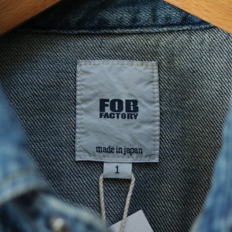 FOB FACTORY / DENIM WESTERN SHIRT / F3506