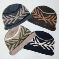 UNISEX / cableami / WOOL JACQUARD W/CAP / 033-25AW