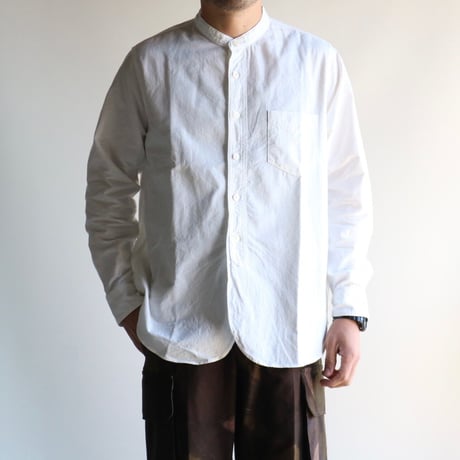 UNISEX / FOB FACTORY / BAND COLLAR SHIRT / F3429
