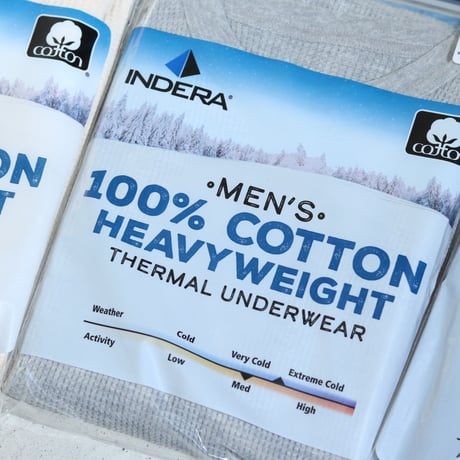 INDERA / 100% COTTON HEAVY WEIGHT CREW THERMAL