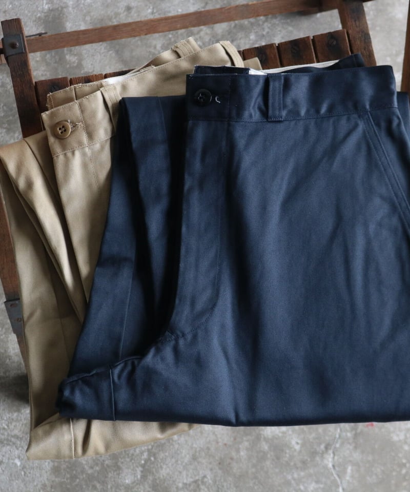 ARAN CHINO 4 チノパン ワイドパンツ ネイビー ARAN / CHINO-4 | LINKS ONLINE STORE