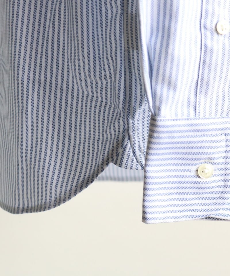 GAMBERT CUSTOM SHIRTS ライトブルー長袖シャツ GAMBERT CUSTOM SHIRTS / B.D SHIRTS / OX STRIPE
