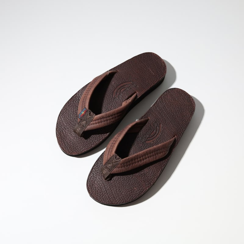 RAINBOW SANDALS / DOUBLE LAYER LUXURY LEATHER /