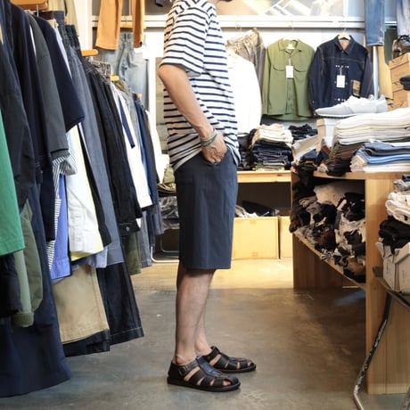 LOS ANGELES APPAREL / 8.5oz Heavy Jersey Wide Garment Dyed Casual Custom Shorts