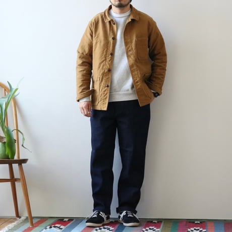 UNISEX / FOB FACTORY / DENIM TRACK PANTS / F0508