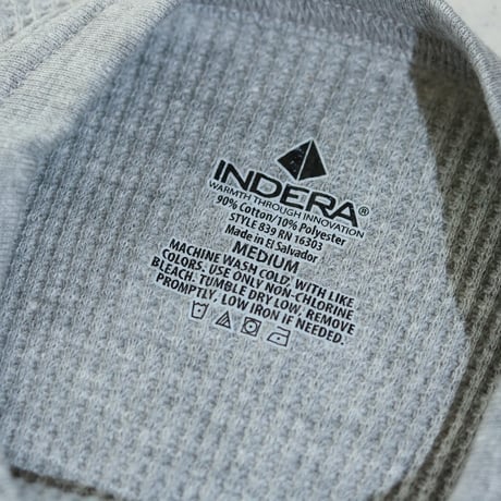 INDERA / 100% COTTON HEAVY WEIGHT CREW THERMAL