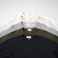 UNISEX / SPINNER BAIT / ラグランクルーネック 七分袖 ミニ裏毛 / 101MU