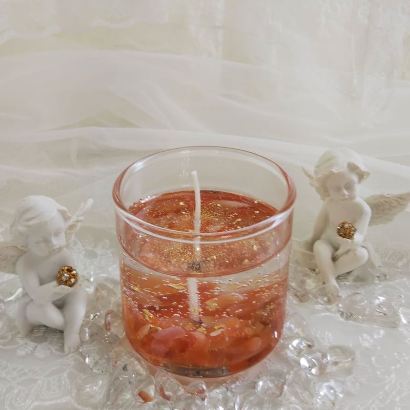 クリスタルファウンテン キャンドル カーネリアン 【公式通販】