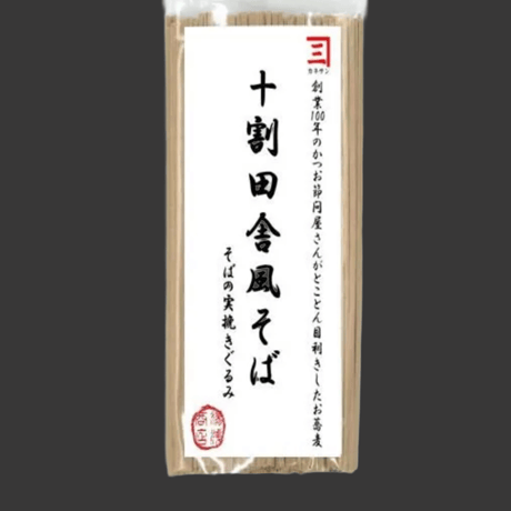 蕎麦粉だけで作った十割そば　【乾麺】十割田舎風そば（２食分）