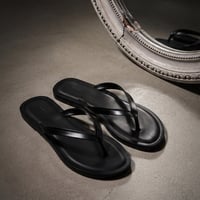 大人が楽しむリアルレザーサンダル　black