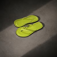 大人が楽しむリアルレザーサンダル　neon yellow