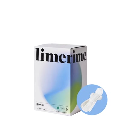 シルクのような肌触りのバンブーサニタリーパッド　夜用スーパー35cm羽根つき　6枚入り