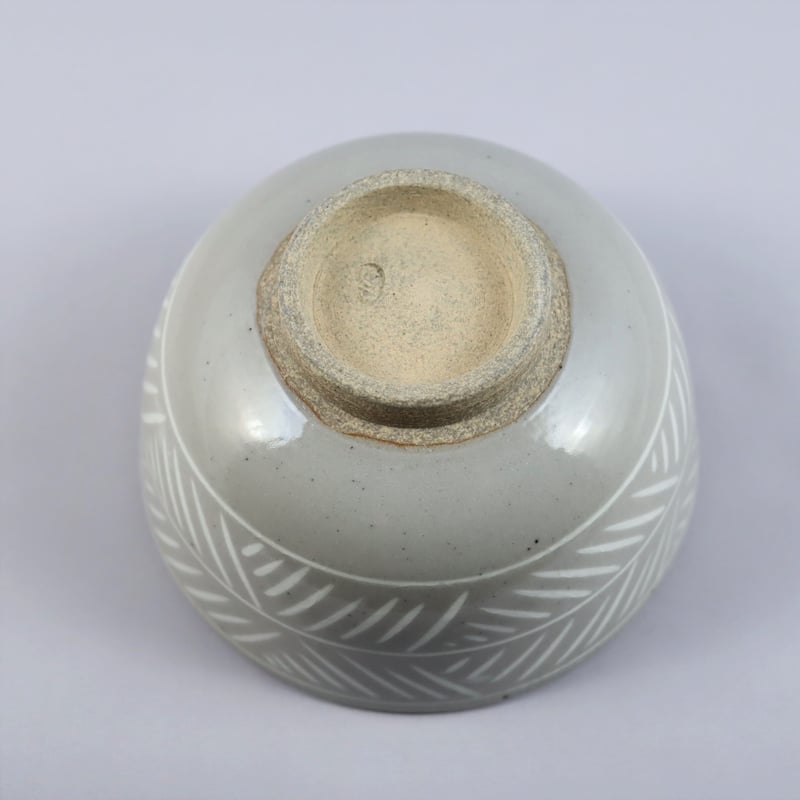 岩崎新定作 膳所焼三島写小茶盌 紙箱 | 茶道具にしやま