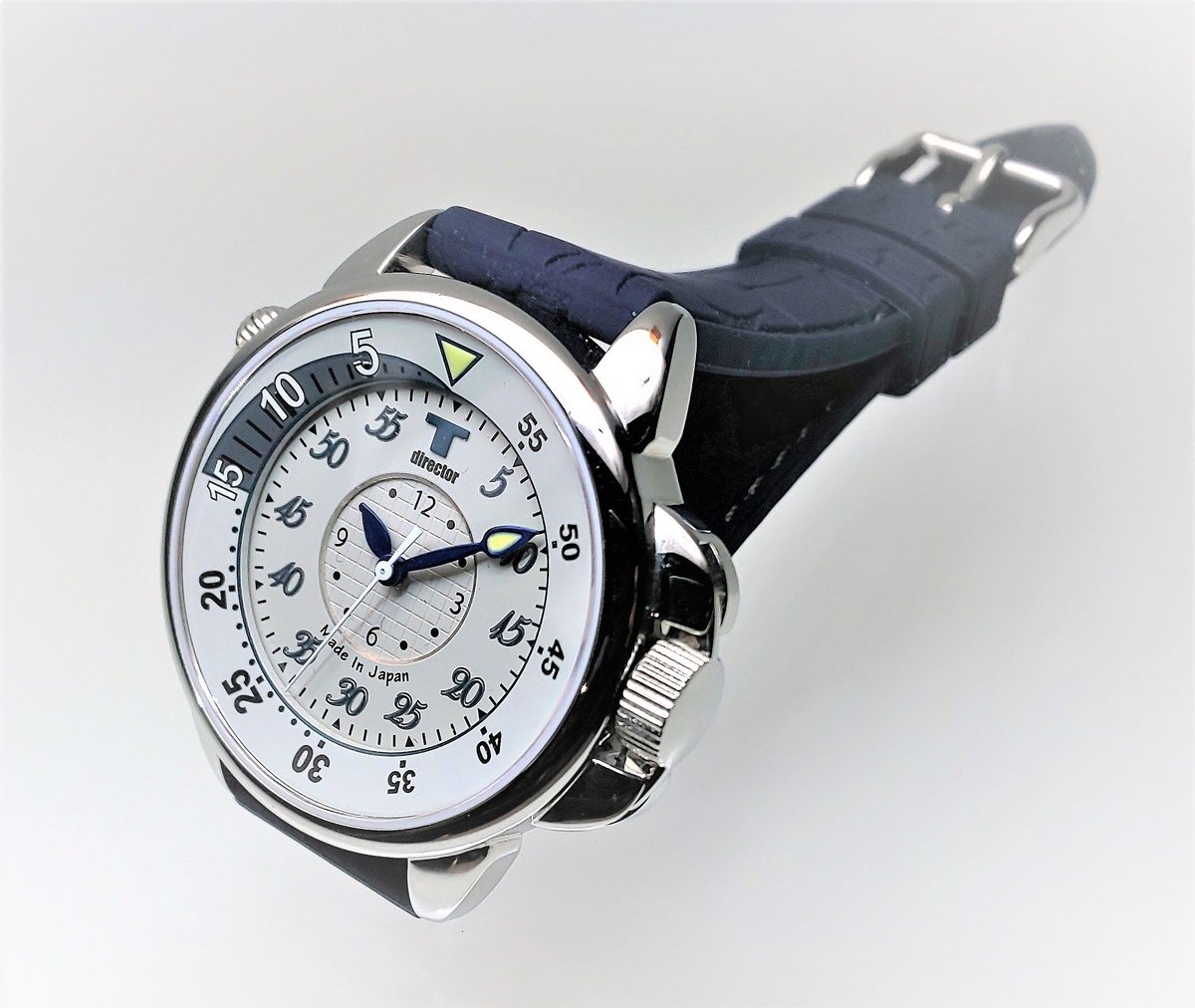 【タイセイ商品】早稲田大学オフィシャル時計タイム・ディレクター「合格時計」 タイム・ディレクター2 ライトグレー【TD002TD-2・ライトグレー