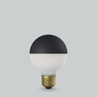 LED　G70　ボールランプ／　マットブラック+フロスト（45W相当）