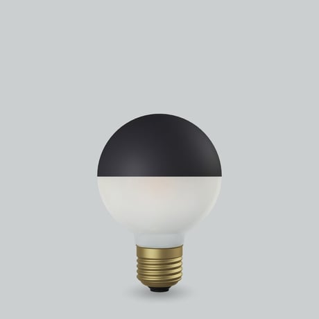 LED　G70　ボールランプ／　マットブラック+フロスト（45W相当）