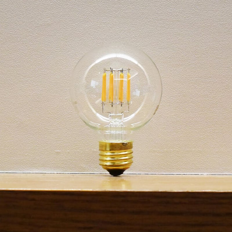 LED G70 ボールランプ／ クリア（55W相当） | 建築ソケット