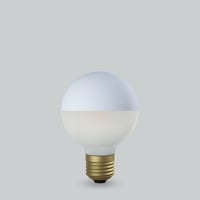 LED　G70　ボールランプ／　マットホワイト+フロスト（45W相当）