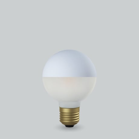LED　G70　ボールランプ／　マットホワイト+フロスト（45W相当）