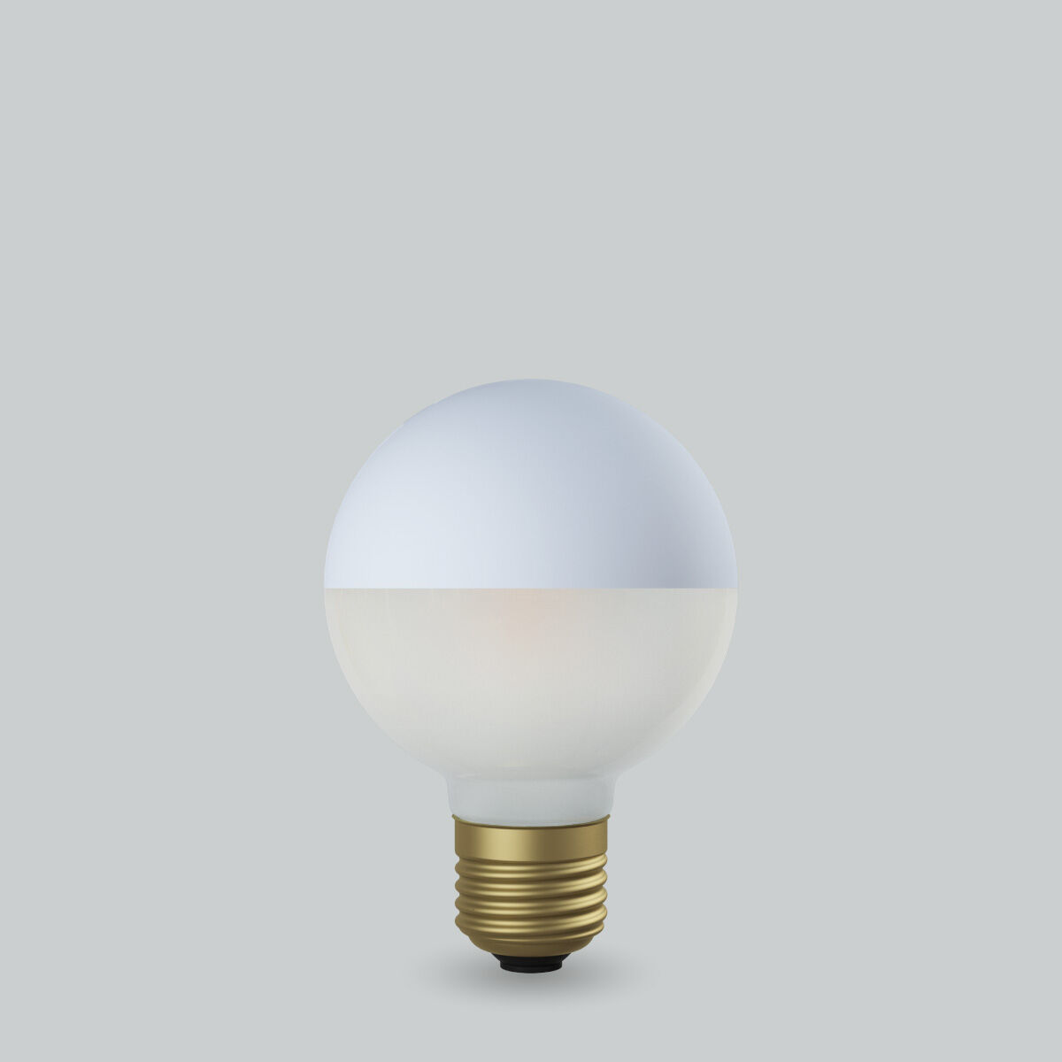 LED G70 ボールランプ／ マットホワイト+フロスト（45W相当） | 建築 
