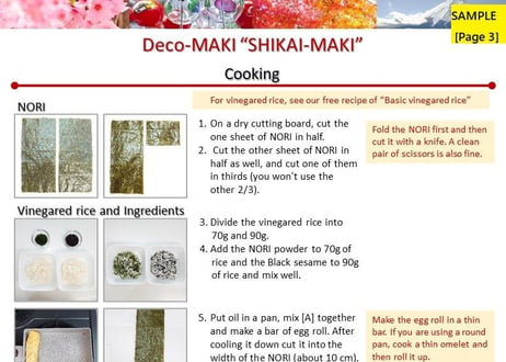 Deco-MAKI "SHIKAI-MAKI" (Decorative MAKI-ZUSHI)