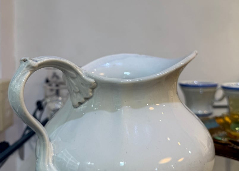 国内着払い発送】○アンティーク○ピシェ/水差し○クレイユエ