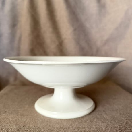 コンポティエ | STORES 1900s フランス 25cm 白の堆積と大きなコンポ