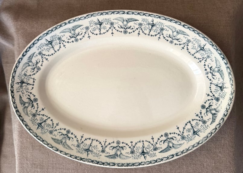 ★レア サルグミンヌ BERTHA オーバルプレート N-888/アンティーク ☆レア サルグミンヌ BERTHA オーバルプレート N-888/アンティーク