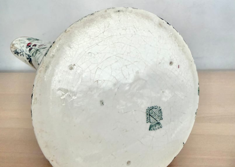 希少　美品　サルグミンヌ　PERSE　ピシェ　フランスアンティーク 国内着払い発送】○アンティーク○ピシェ/水差し○サルグミンヌPERSE