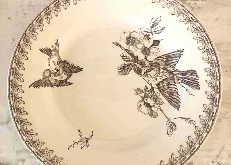 サルグミンヌBUFFON sarreguemines buffon プレート 皿 サルグミンヌ