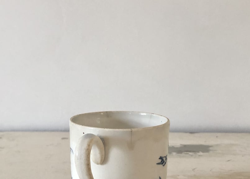 ○アンティーク○カフェカップ○GIEN/ジアン○鳥 | Vintage Lover ○アンティーク○カフェカップ○GIEN/ジアン○鳥 | Vintage Lover