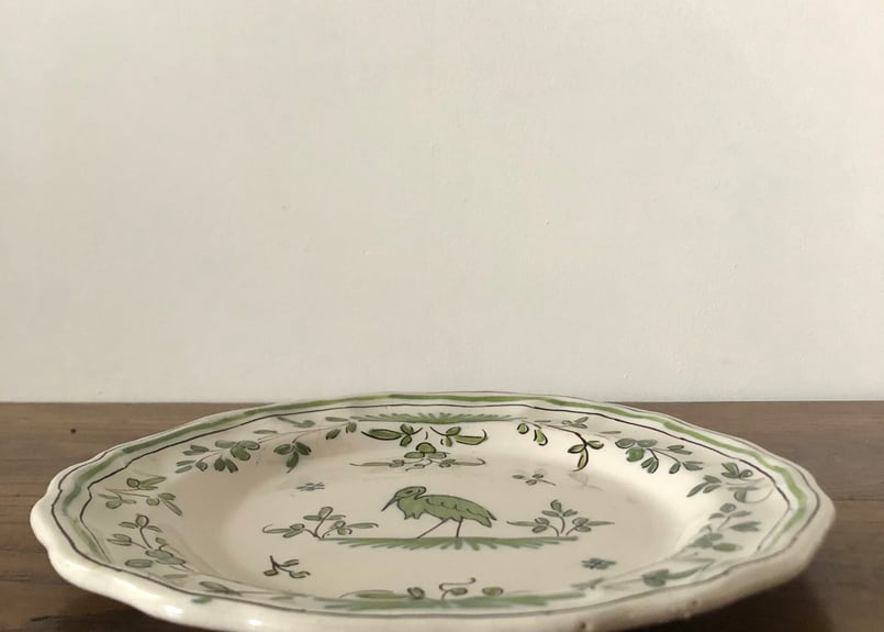 ムスティエ　アンティークプレート　① ムスティエアンティークプレート①