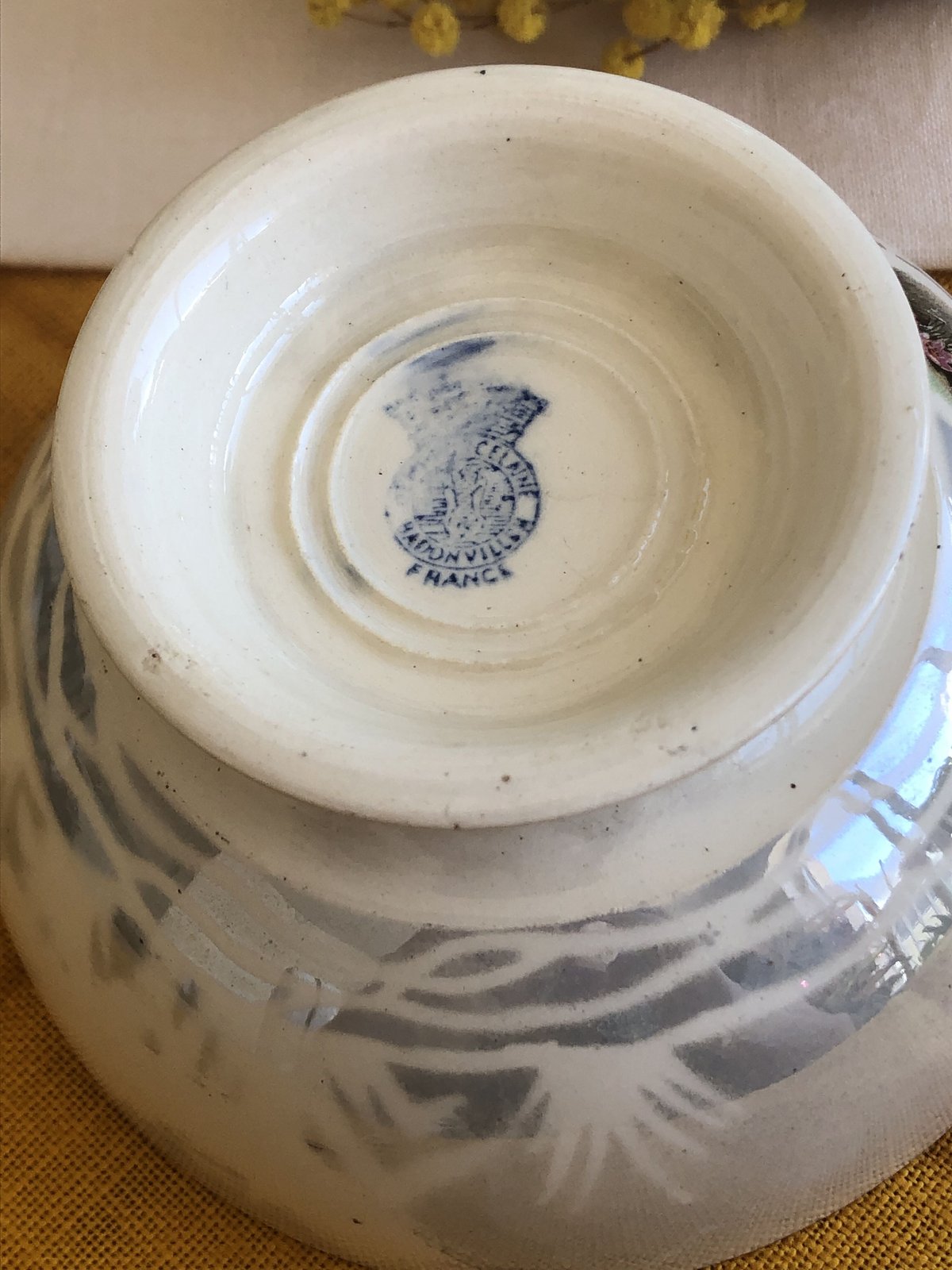 ○アンティーク1923年 ○カフェオレボウル○ バドンヴィレー