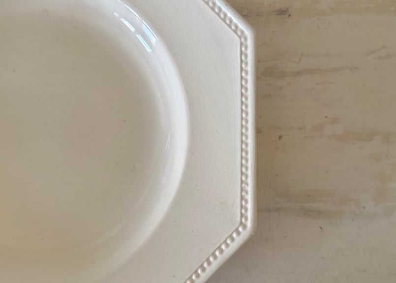 ○アンティーク○スーププレート24､5cm○サルグミンヌ○オクトゴナル②